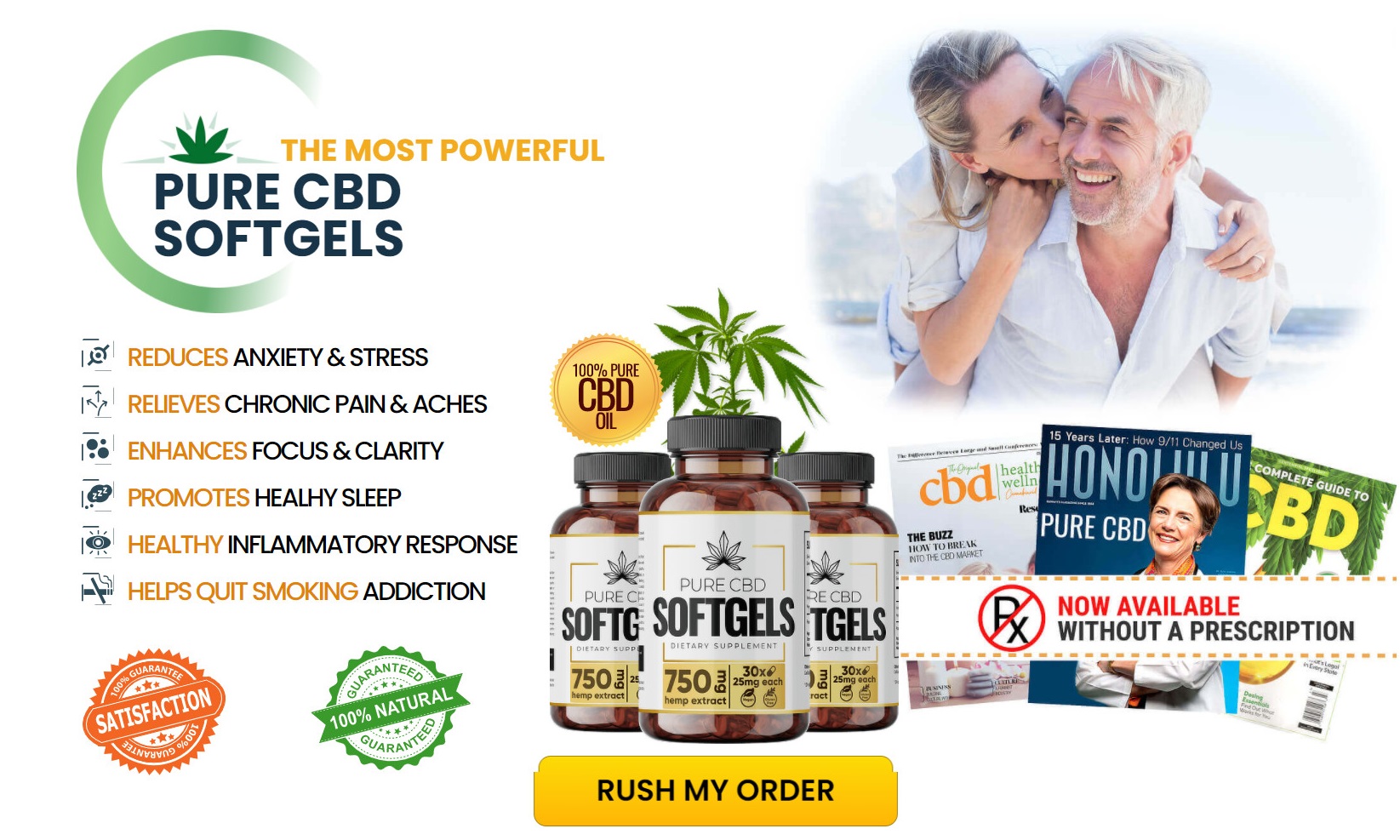 Pure CBD SoftGels Buy Now