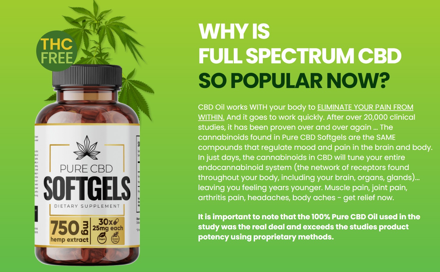 Pure CBD SoftGels Introduction